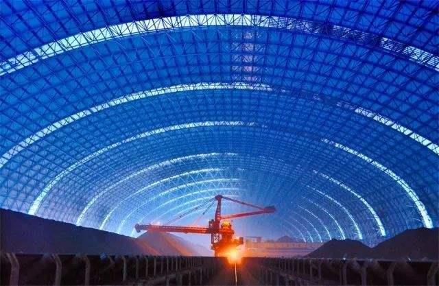 阜阳亿优钢构工程师为您解析原料场封闭技术的特点和类型